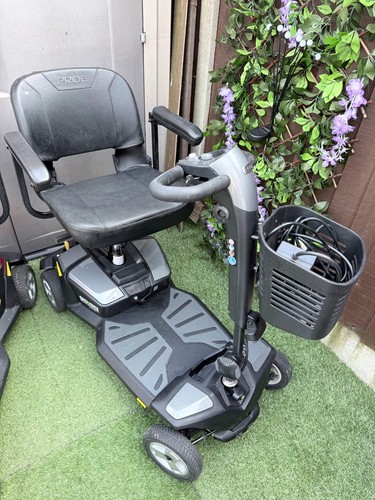 Pride grey mobility scooter - pride, go