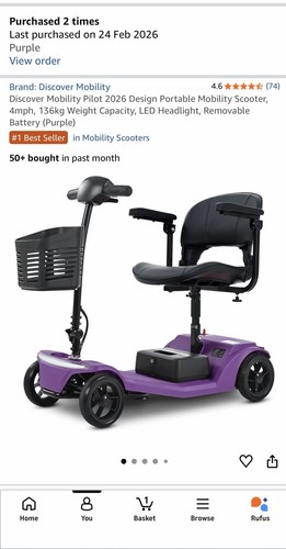 New mobility scooter - new,