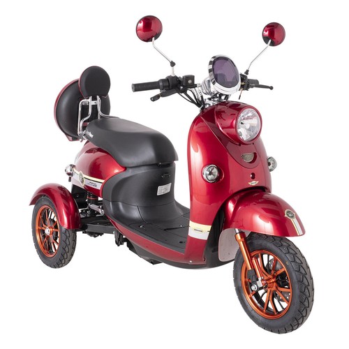 Red wheeled 60v 20ah - 3, 800w